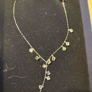 Swarovski Silver Necklace with Crystal Accents